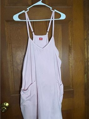 Amazon Light Pink Spaghetti Strap tennis dress